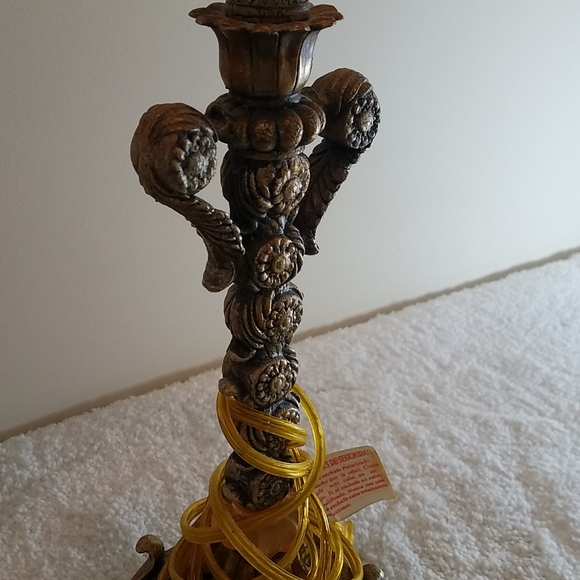 Berman Gold/Yellow Beaded Mini Lamp - Picture 3 of 6